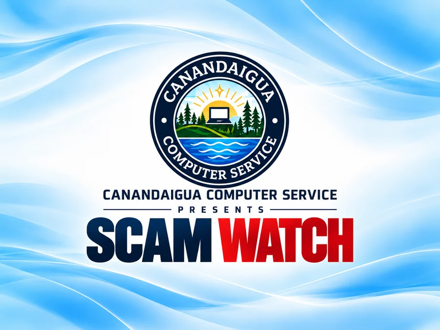Canandaigua Computer Service Scam Watch logo
